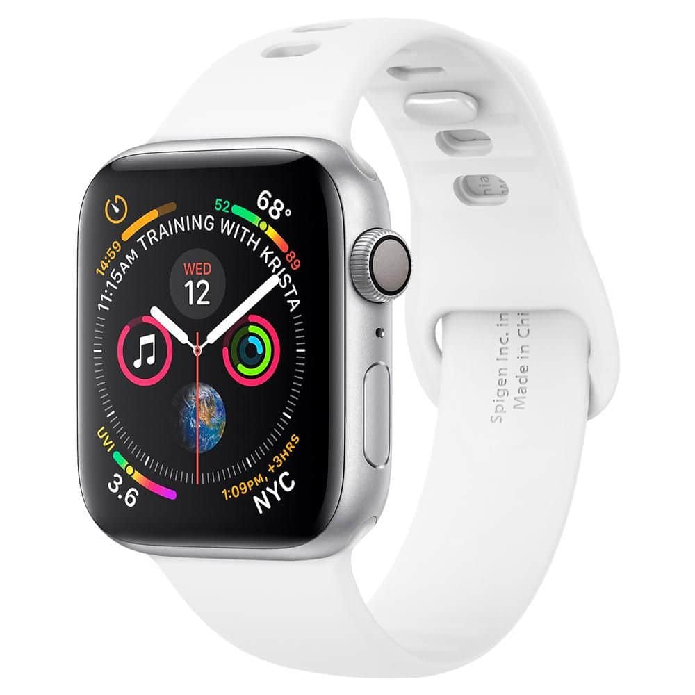 iTok webáruház - Spigen Spigen Air Fit Band Apple Watch óraszíj (fehér) 1 Spigen Air Fit Band Apple Watch óraszíj (fehér)