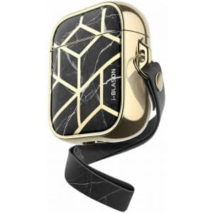 Supcase / i-Blason Cosmo Apple Airpods tok fekete márvány mintával