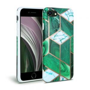 Tech-Protect Marble iPhone 7/8/SE 2020 szilikon tok (zöld)