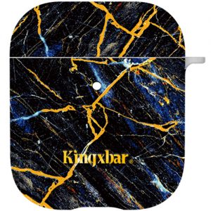 Kingxbar Marble AirPods szilikon tartó márvány (kék)
