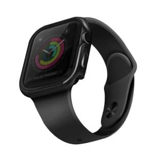Uniq Valencia Apple Watch 4/5 aluminium tok (fekete)