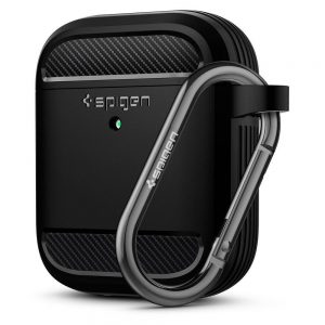 Spigen Rugged Armor AirPods tartó (fekete)