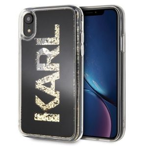 Karl Lagerfeld iPhone Xr Glitter logo telefontok