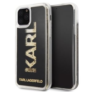 Karl Lagerfeld iPhone 11 Pro Glitter logo telefontok
