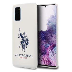 US Polo Silicone Collection USHCS67SLHRWH Samsung S20+ G985 telefontok (fehér)
