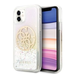 Guess Gradient Liquid Glitter Circle Logo GUHCN61LGIRGP iPhone 11 telefontok