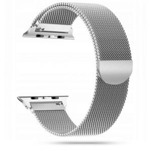 Tech-Protect Milaneseband milánói szíj Apple Watch (ezüst)