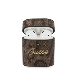 Guess Python AirPods tartó (barna)