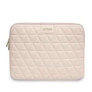 Guess Quilted 13″ laptop tartó táska (rózsaszín)