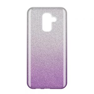 Wozinsky Glitter Shining tok Samsung Galaxy A6+ 2018 (lila)