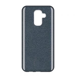 Wozinsky Glitter Shining tok Samsung Galaxy A6+ 2018 (fekete)