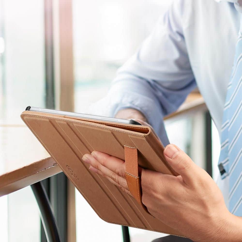 iTok webáruház - Spigen Spigen Stand Folio iPad Pro 11" 2018 tok (barna) 14 Spigen Stand Folio iPad Pro 11" 2018 tok (barna) - Image 14