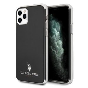 US Polo Shiny Collection iPhone 11 Pro telefontok (fekete)