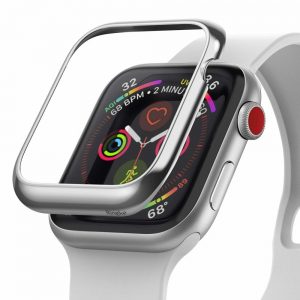 Ringke Bezel Apple Watch 4/5 kijelző védő fémkeret (ezüst)