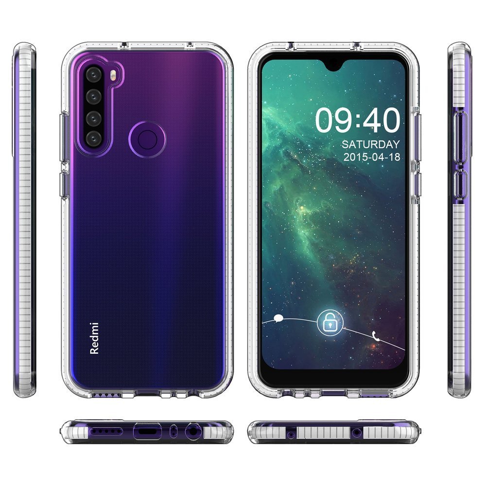 Spring Case átlátszó tok színes kerettel Xiaomi Redmi Note 8T (többféle színben) - Image 2