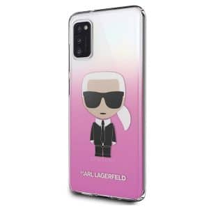 Karl Lagerfeld Gradient Ikonik Karl KLHCA41TRDFKPI Samsung Galaxy A41 A415 tok (rózsaszín)