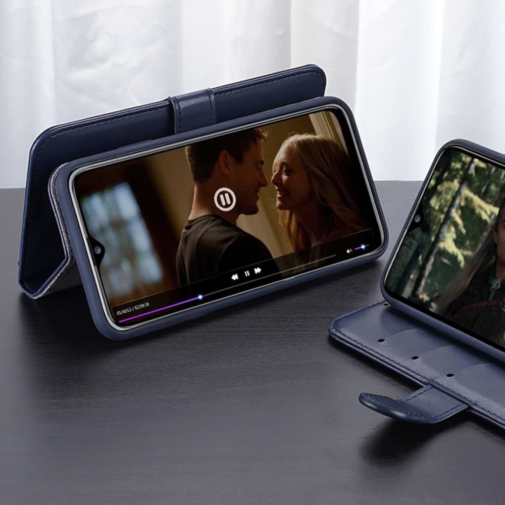 Dux Ducis Kado oldalranyíló műbőr Samsung Galaxy A10 telefontok (kék) - Image 9