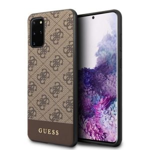 Guess 4G Stripe Samsung S20+ G985 telefontok (barna)