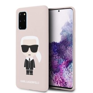 Karl Lagerfeld Silicone Ikonik Samsung S20 G980 telefontok (rózsaszín)