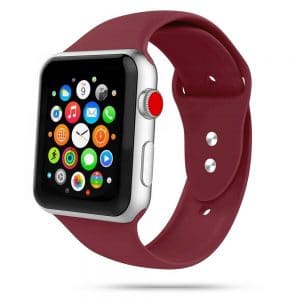 Tech-Protect Iconband Apple Watch 42/44mm szíj (bordó)