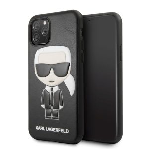 Karl Lagerfeld Ikonik Karl Embossed iPhone 11 Pro domború telefontok (fekete)