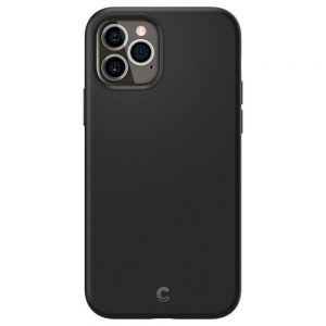 Spigen Cyrill Silicone iPhone 12 / iPhone 12 Pro telefontok (fekete)