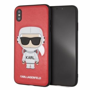 Karl Lagerfeld Karl Space Cosmonaut iPhone Xs Max telefontok (piros)
