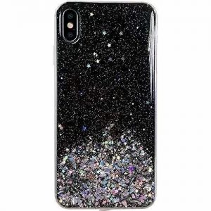 Wozinsky Star Glitter Huawei Nova 7i / Nova 6 SE / P40 Lite tok (fekete)