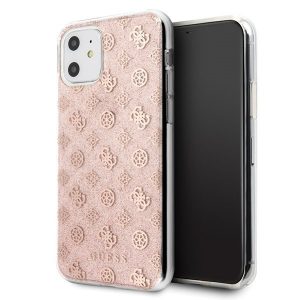 Guess 4G Peony Glitter iPhone 11 (rózsaszín)