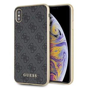 Guess 4G Collection iPhone Xs Max telefontok (szürke)