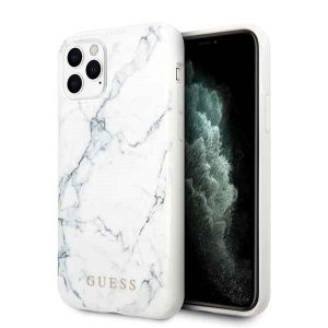 Guess Marble iPhone 11 Pro telefontok (fehér)