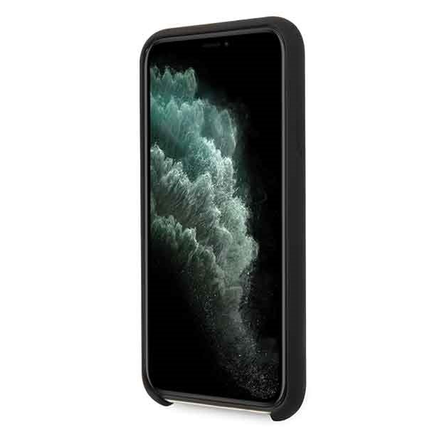 Guess Silicone Vintage Gold Logo iPhone 11 Pro telefontok (fekete) - Image 6