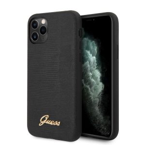 Guess Lizard Collection iPhone 11 Pro telefontok (fekete)