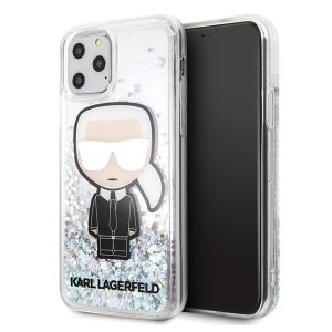 Karl Lagerfeld Glitter Iridescent Karl iPhone 11 Pro Max telefontok (átlátszó)