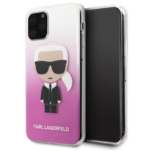 Karl Lagerfeld Gradient Ikonik Karl iPhone 11 Pro telefontok (rózsaszín)