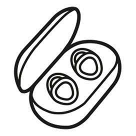 Samsung Galaxy Buds tartó