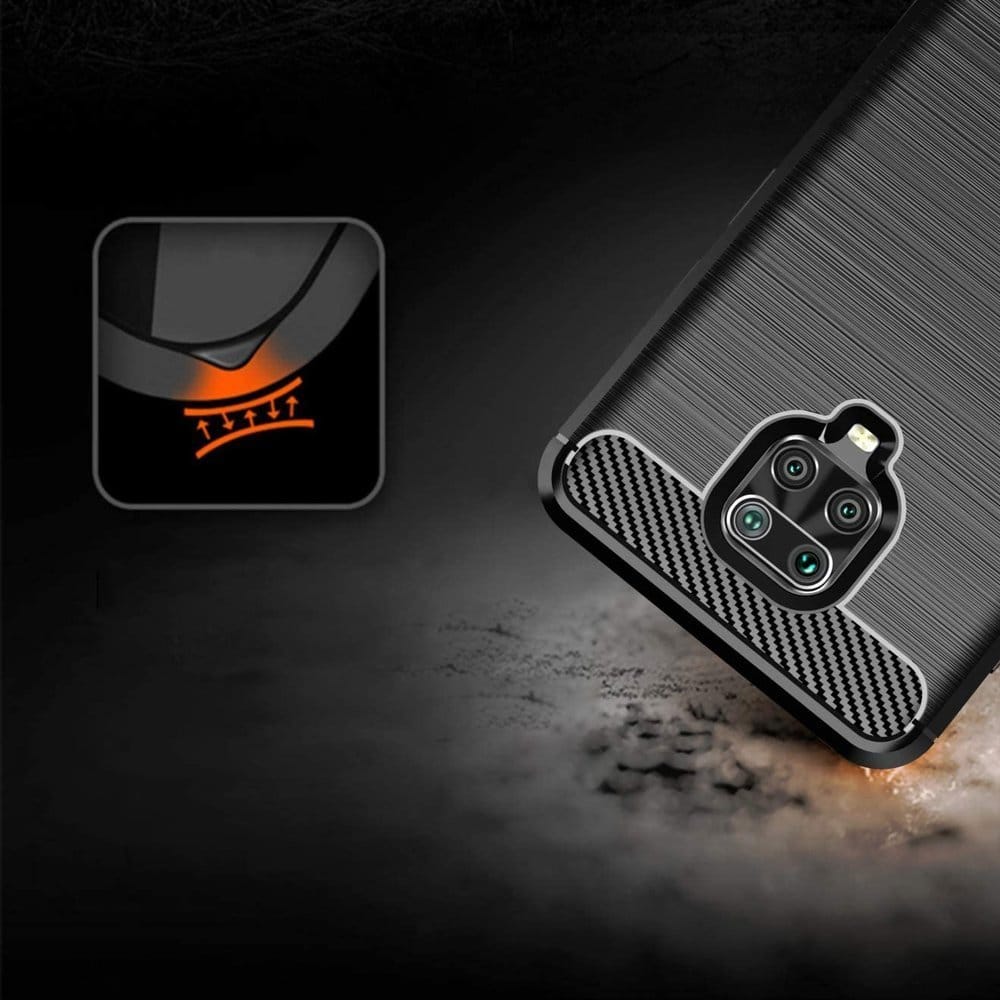iTok webáruház - Hurtel Carbon Case szilikon telefontok Xiaomi Redmi Note 9 Pro / Redmi Note 9S (sötétkék) 5 Carbon Case szilikon telefontok Xiaomi Redmi Note 9 Pro / Redmi Note 9S (sötétkék) - Image 5