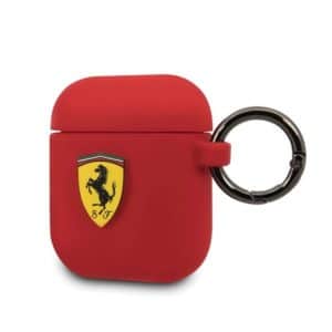 Ferrari Silicone AirPods tok (piros)