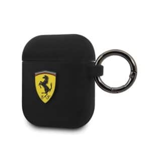 Ferrari Silicone AirPods tok (fekete)
