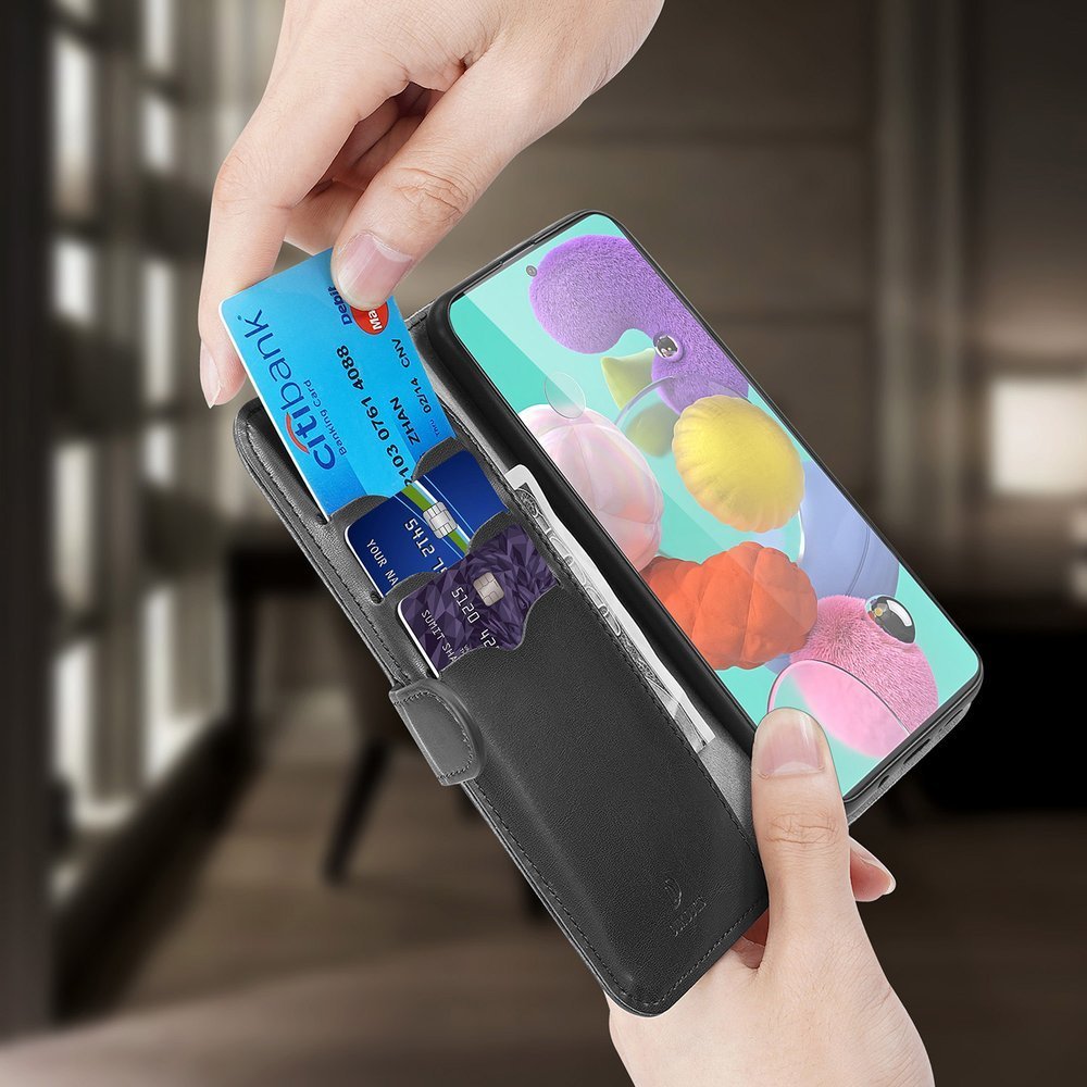 Dux Ducis Kado oldalranyíló műbőr Samsung Galaxy A51 telefontok (fekete) - Image 19