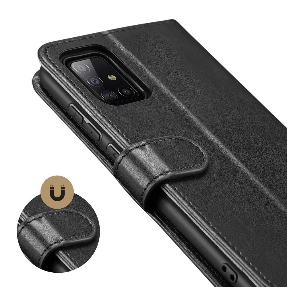 Dux Ducis Kado oldalranyíló műbőr Samsung Galaxy A51 telefontok (fekete) - Image 12