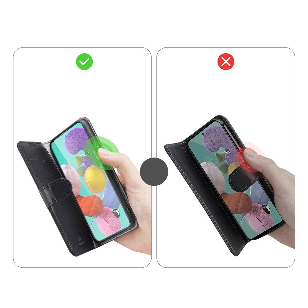 Dux Ducis Kado oldalranyíló műbőr Samsung Galaxy A51 telefontok (fekete) - Image 11