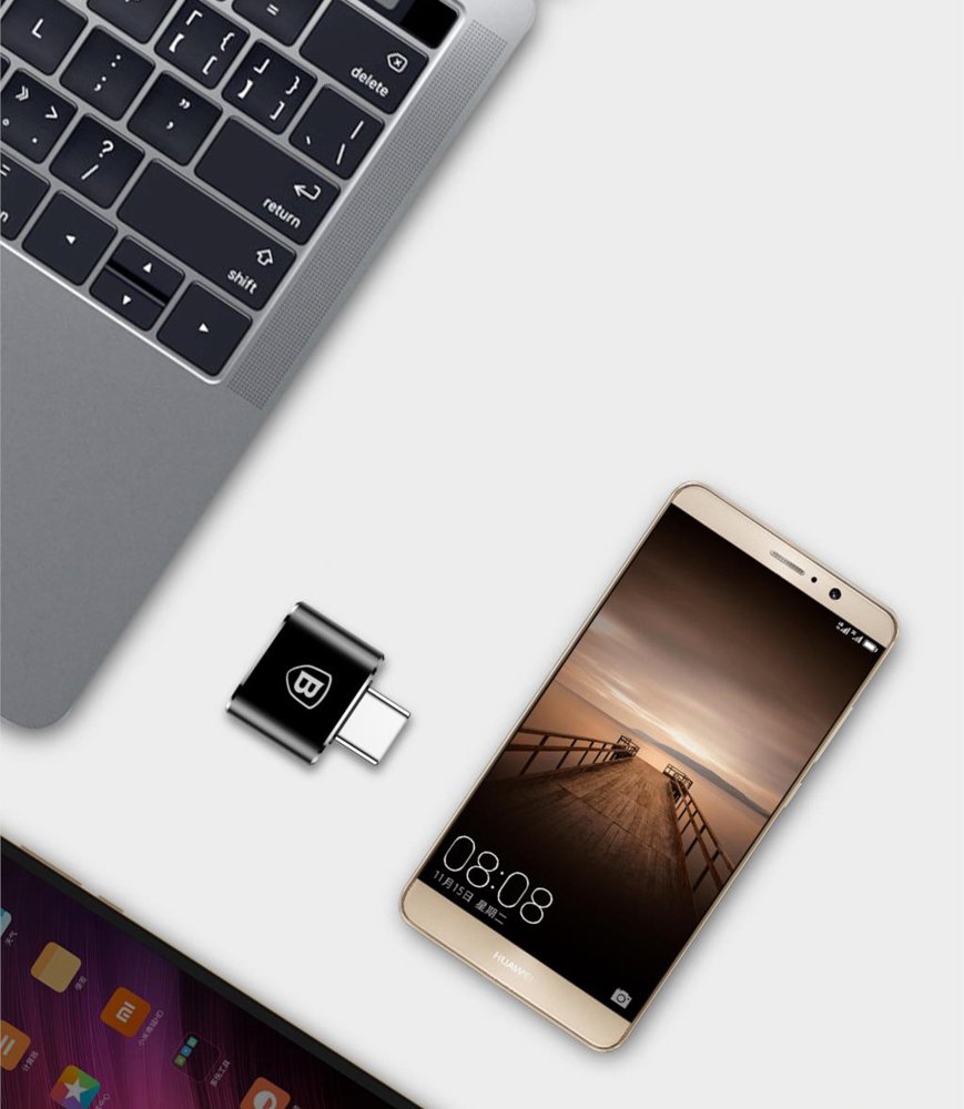 Baseus Converter adapter átalakító USB-USB Type C aljzat (fekete) - Image 11