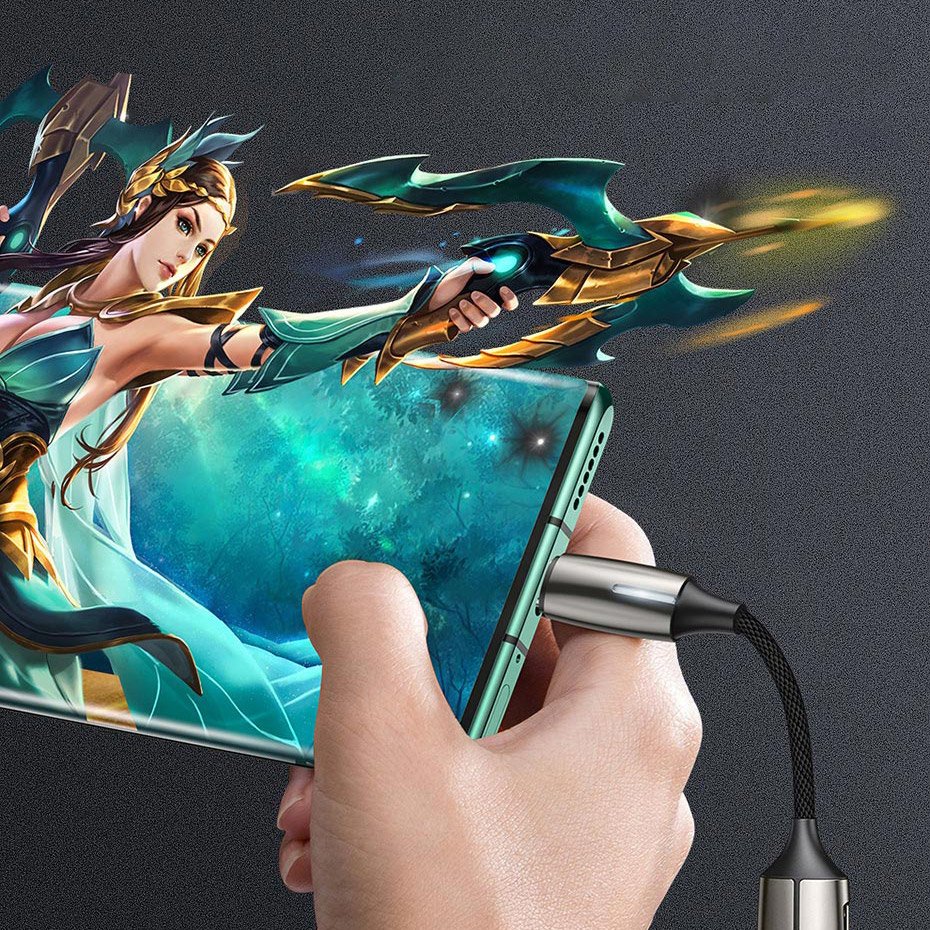 iTok webáruház - Baseus Baseus Audio Converter L60 adapter átalakító USB Type C aljzat + fülhallgató jack 3.5mm aljzat (fekete) 10 Baseus Audio Converter L60 adapter átalakító USB Type C aljzat + fülhallgató jack 3.5mm aljzat (fekete) - Image 10