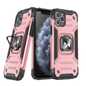 Wozinsky Ring Armor Case Kickstand Tough Rugged Samsung Galaxy A71 (rózsaszín)