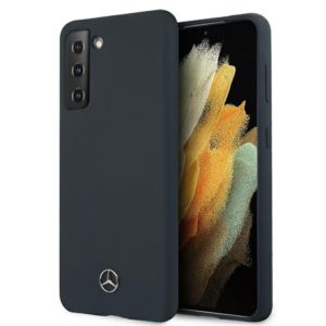 Mercedes Silicone Line Samsung Galaxy S21 5G tok (kék)