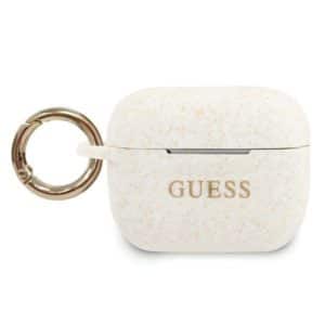 Guess Silicone Glitter AirPods Pro tok GUACAPSILGLWH (fehér)
