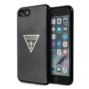 Guess Glitter Triangle fekete iPhone 7/8/SE 2020 tok