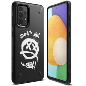 Ringke Onyx Durable TPU Case Samsung Galaxy A72 (fekete – graffiti)