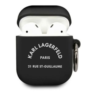 Karl Lagerfeld Silicone AirPods szilikon tok (fekete)